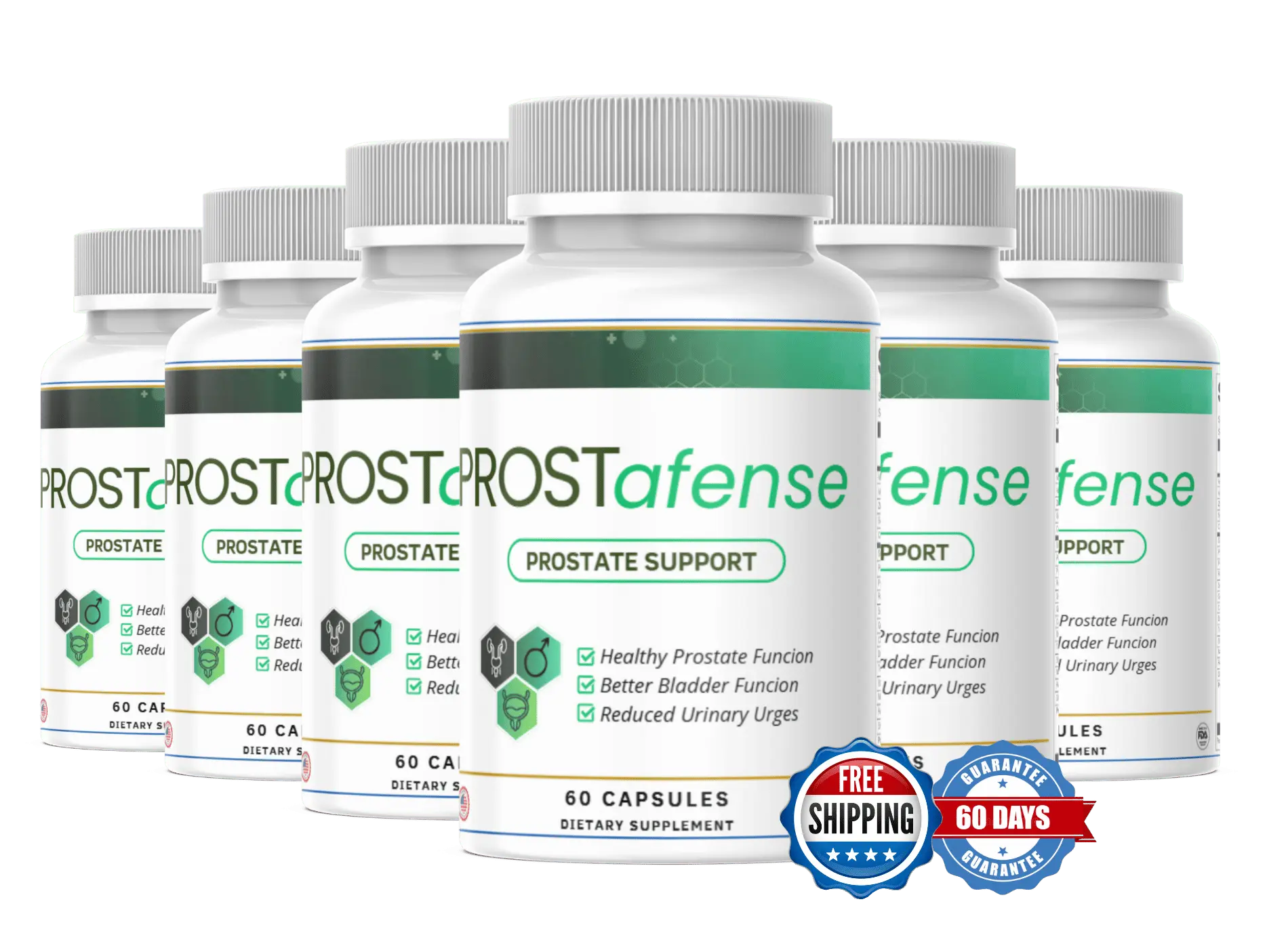 ProstAfense Prostate Support Supplement – 6 Bottle Pack